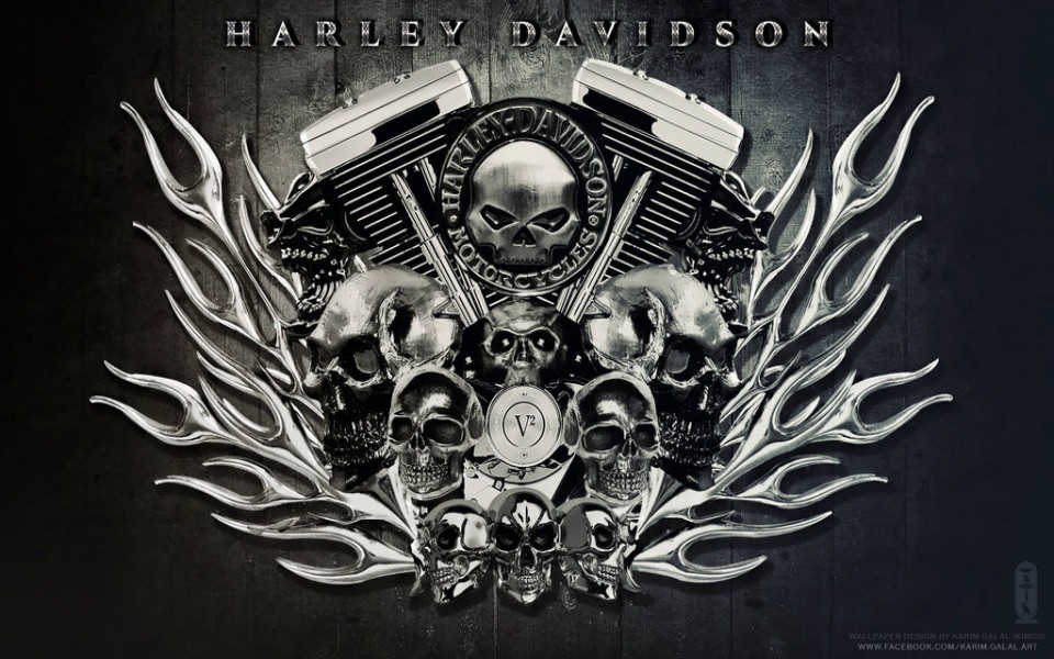 Download Harley Davidson 4K HD wallpaper