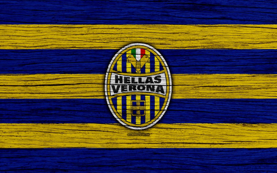 Download Hellas Verona 4k Serie 3D logo wallpaper