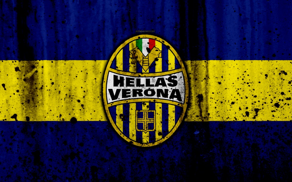 Download Hellas Verona Logo 3D 4K Wallpaper - GetWalls.io