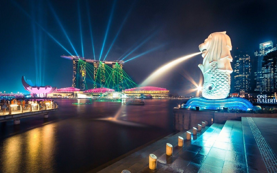 Download High Resolution Singapore Merlion Ultra HD 4K iPhone PC Free Download wallpaper