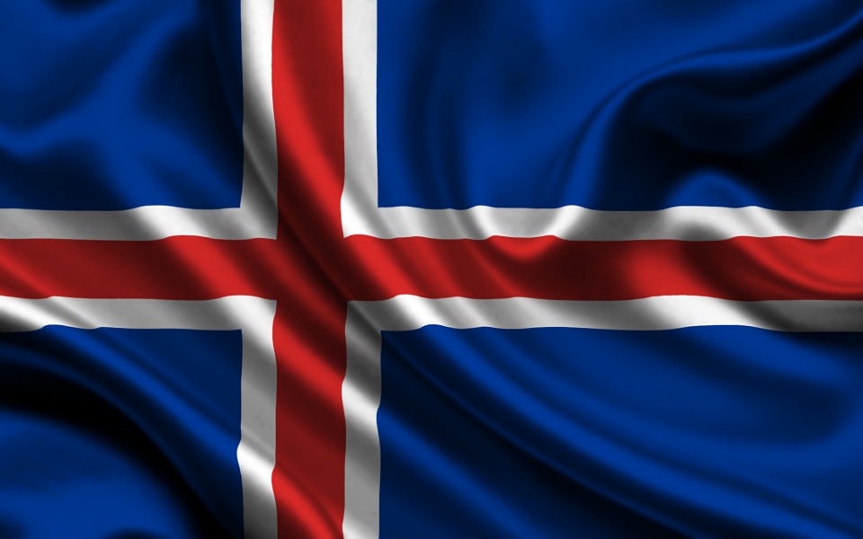 Download Iceland Flag Cross 2048x1152 HD 3D wallpaper