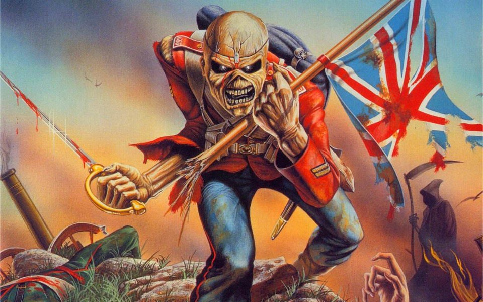 Download Iron Maiden 2020 4K Minimalist iPhone wallpaper