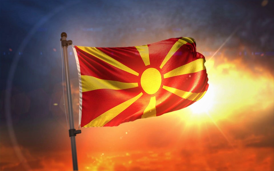 Download Macedonia Flag wallpaper
