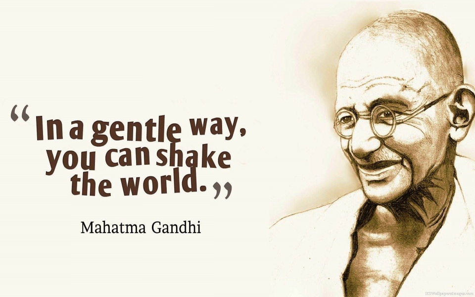 Download Mahatma Gandhi 4K UHD New wallpaper