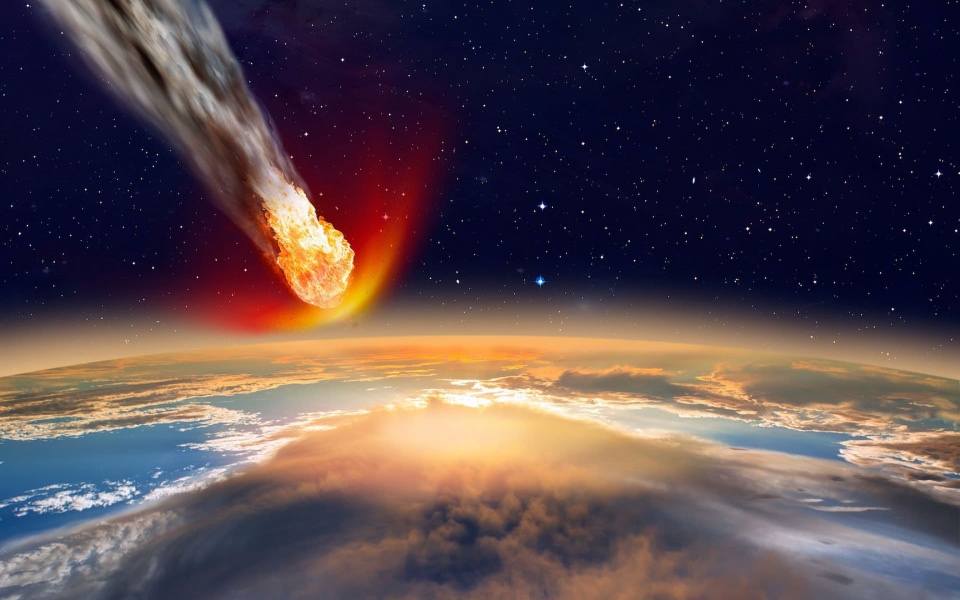 Download Meteorite Planet HD 4K iPhone wallpaper