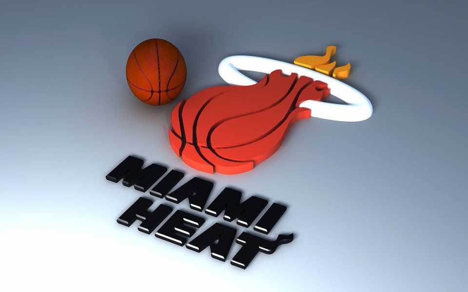 Download Miami Heat Logo 4K HD wallpaper