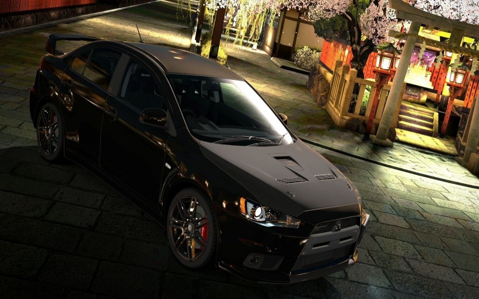 Download Mitsubishi Lancer Evo X 8K HD wallpaper