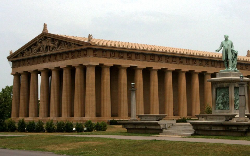 Download Nashville Parthenon From South HD 4K 2020 iPhone Android PC Background wallpaper