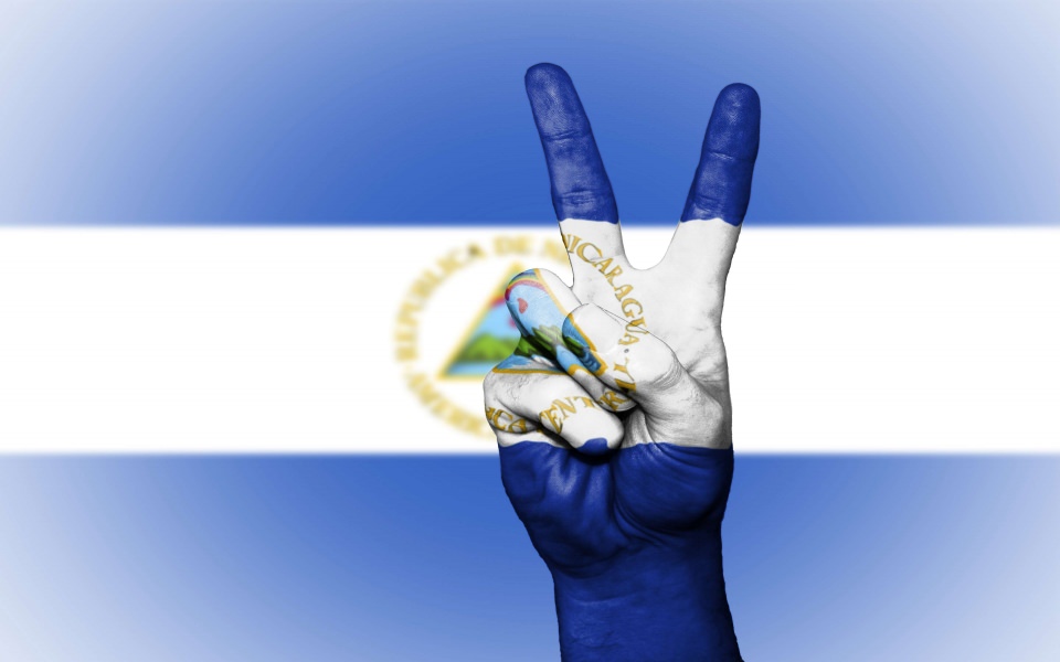 Download Nicaragua Flag Wallpaper wallpaper
