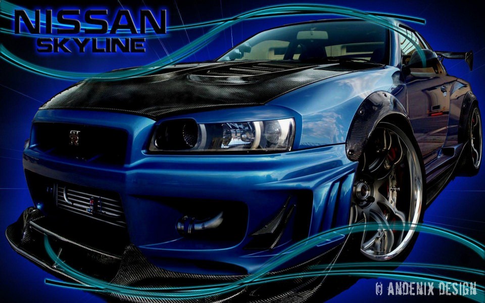 Download Nissan Skyline Ultra HD 4K iPhone PC Free Download wallpaper