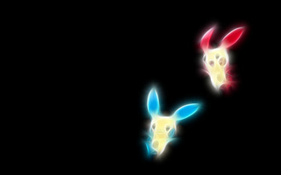 Download Plusle And Minun 4K HD wallpaper