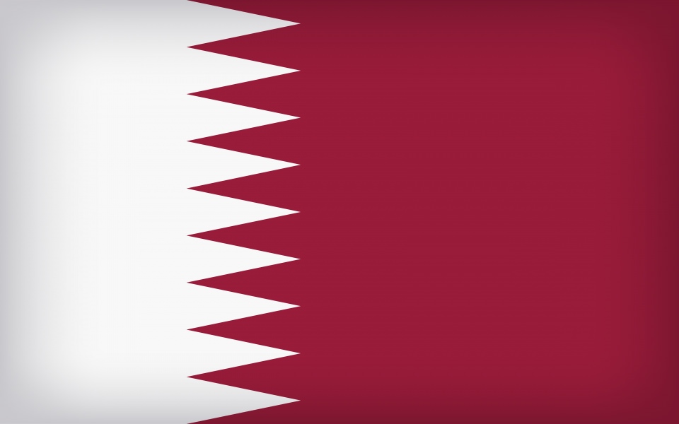 Download Qatar Large Flag Wallpaper 