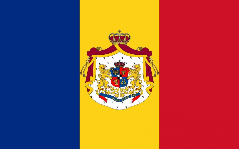 Download Romanian Flag 4k wallpaper