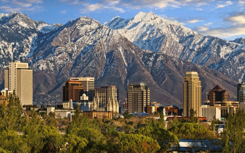 Download Salt Lake City Temple Wallpaper iPhone Android 5K wallpaper