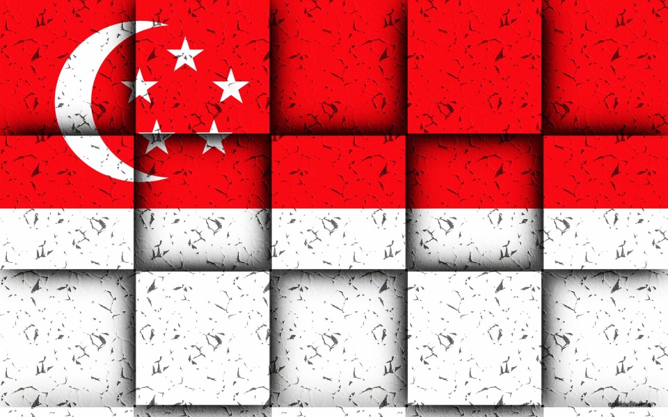 Download Singapore Flag Hd 4K wallpaper