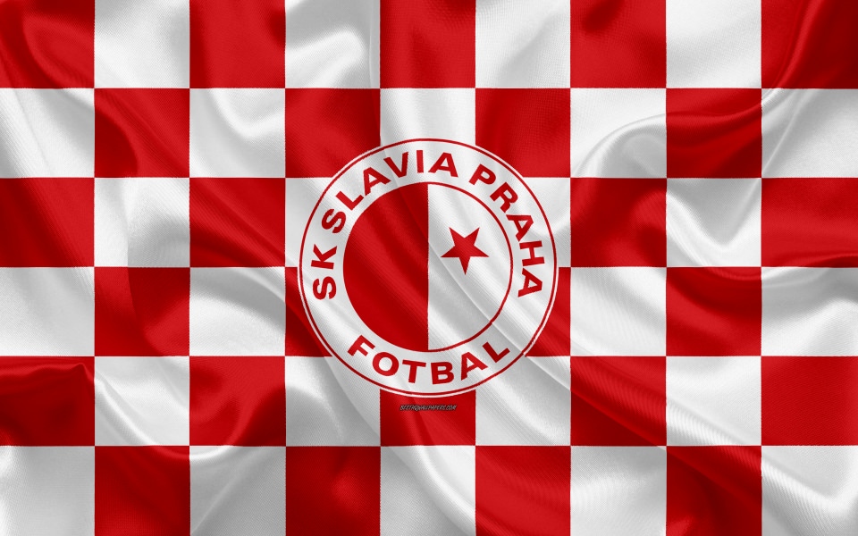 Download SK Slavia Prague 4k Logo wallpaper