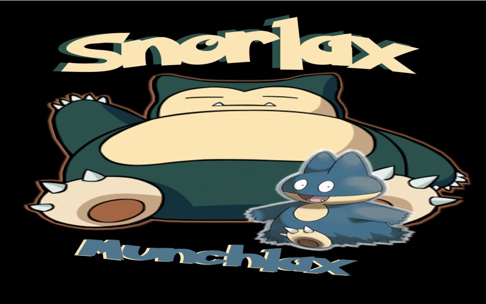 Download Snorlax and Munchlax 4K HD Mobile PC Download wallpaper