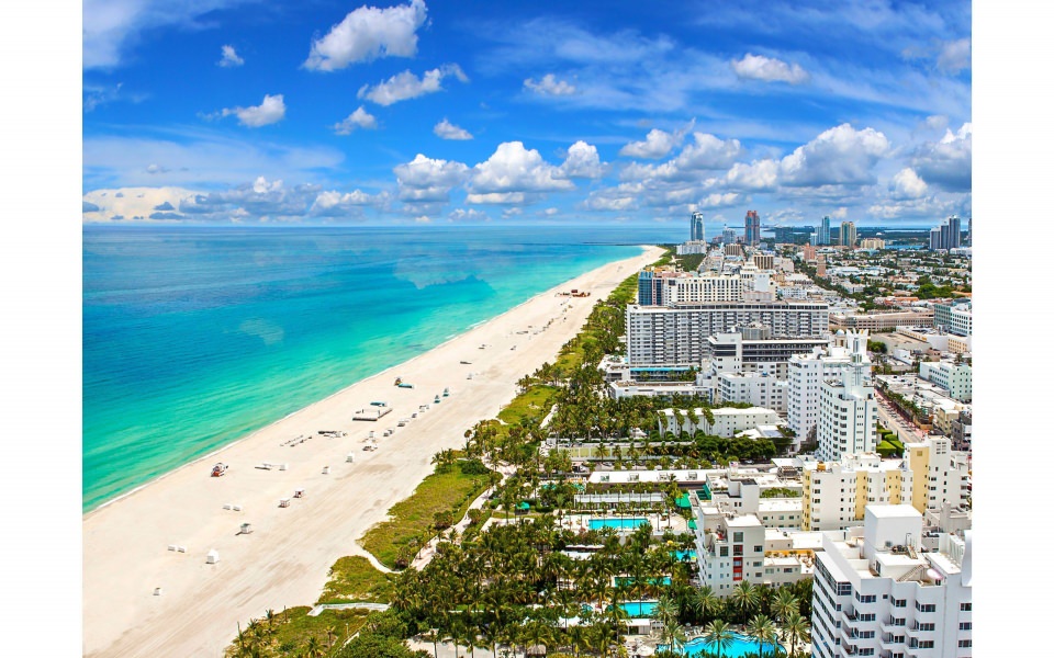 Download South Beach Miami Florida 4K wallpaper
