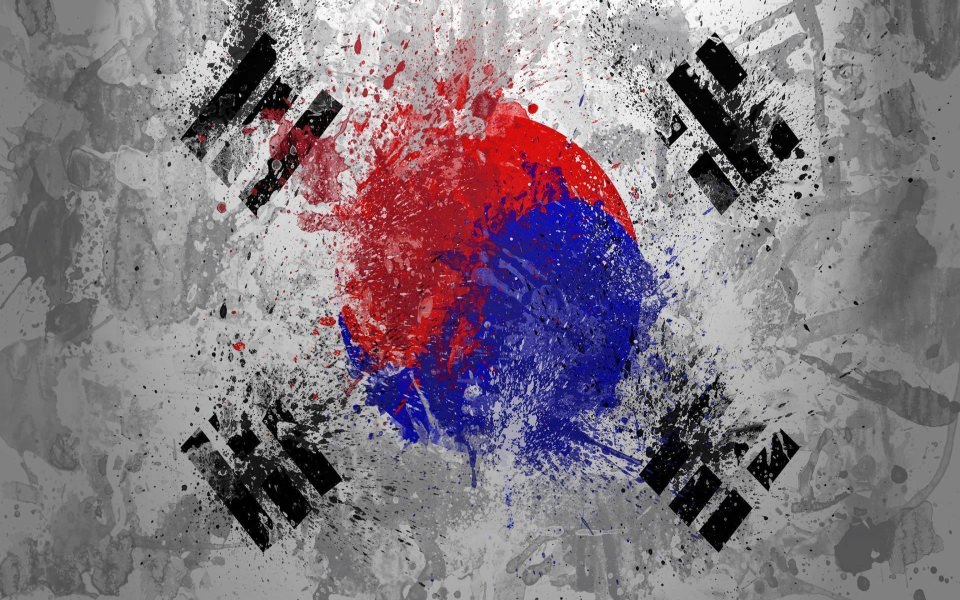 Download South Korea Flag 4K HD wallpaper