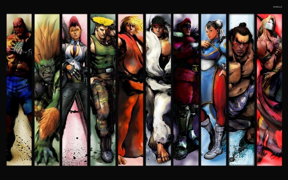 Download Street Fighter II HD 4K iPhone Mobile Desktop wallpaper