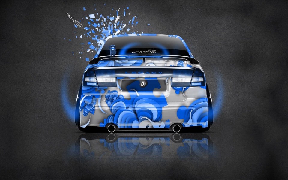 Download Subaru Legacy B4 JDM Back Domo wallpaper