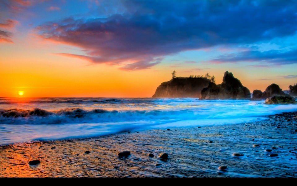 Download Sunset Beach Wallpapers For Desktop  Free Download wallpaper