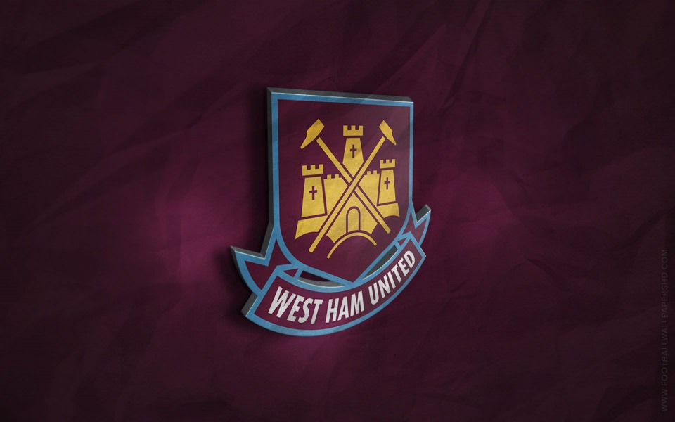 Download West Ham United Fc 3D Logo wallpaper