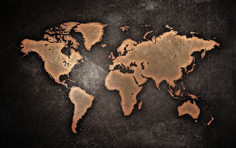Download World Map High Resolution wallpaper