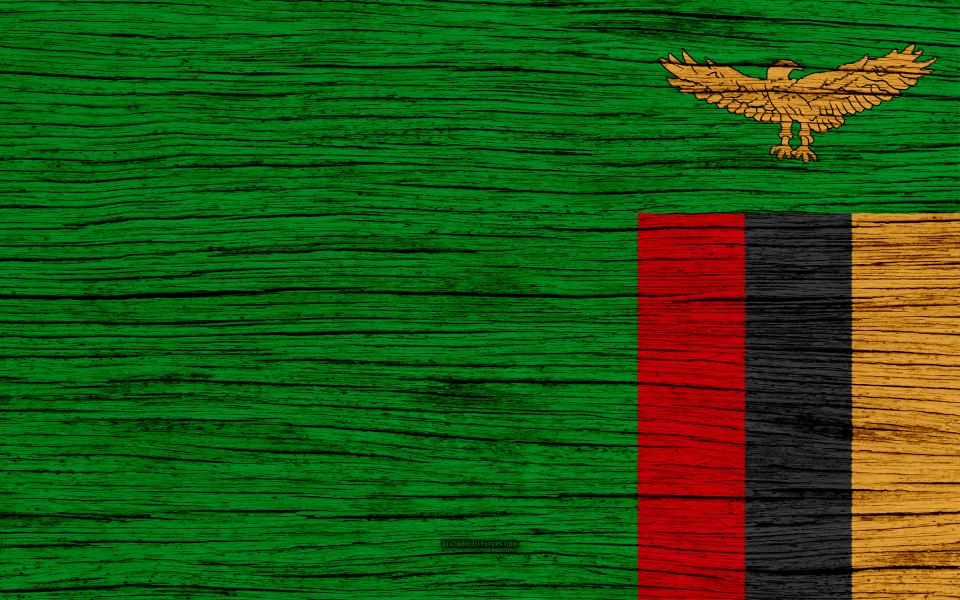 Download Zambia Flag 4K HD wallpaper