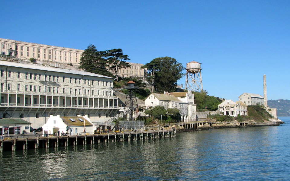 Download Alcatraz Island 4K Full HD For iPhoneX Mobile wallpaper