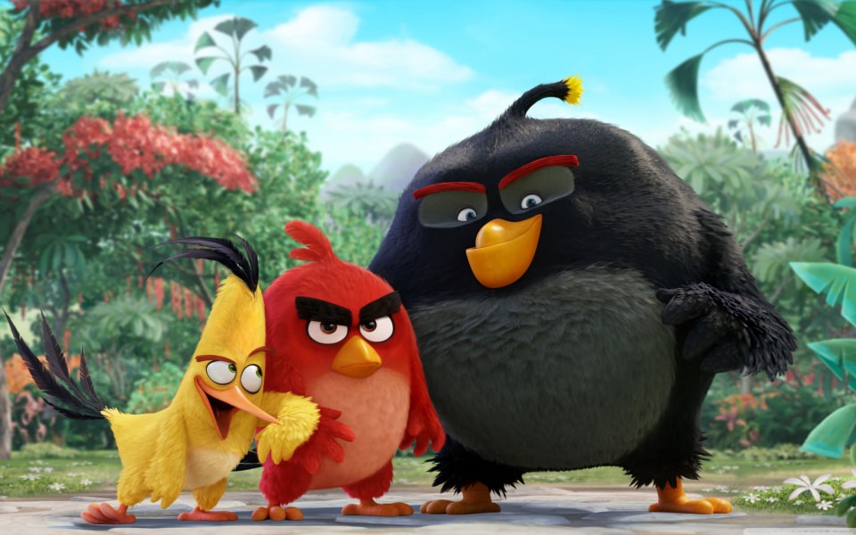 Download Angry Birds Iphone X 5K HD 2048x1152 Free Download wallpaper