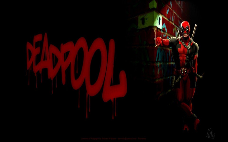 Download Deadpool Movie Logo Free 5K HD Download 1920x1080 iPhone wallpaper