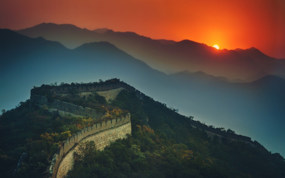 Download Great Wall Of China 4K Full HD iPhone Mobile wallpaper