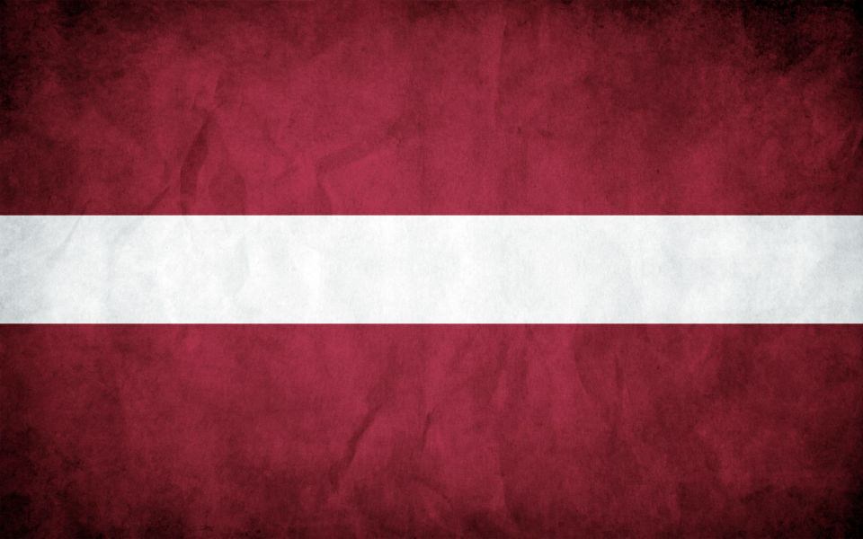 Download Grunge flag Latvia 2560x1440 5K HD wallpaper