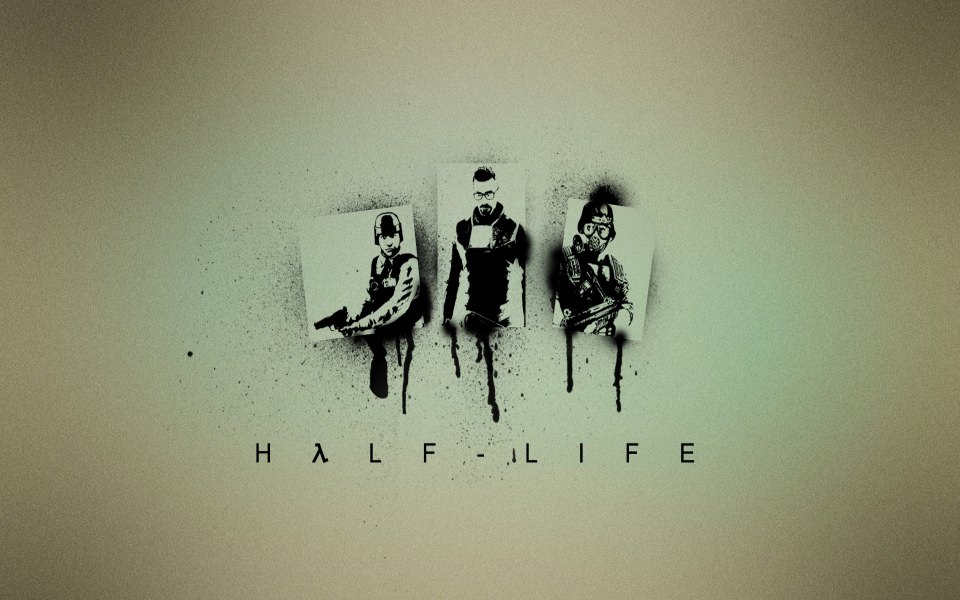 Download Half Life Logo Ultra HD 4K Mobile PC wallpaper