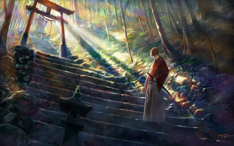 Download Kenshin Himura Ultra HD 4K wallpaper
