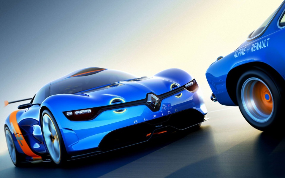 Download Renault Alpine A110 1920x1080 4K HD For iPhone Android wallpaper