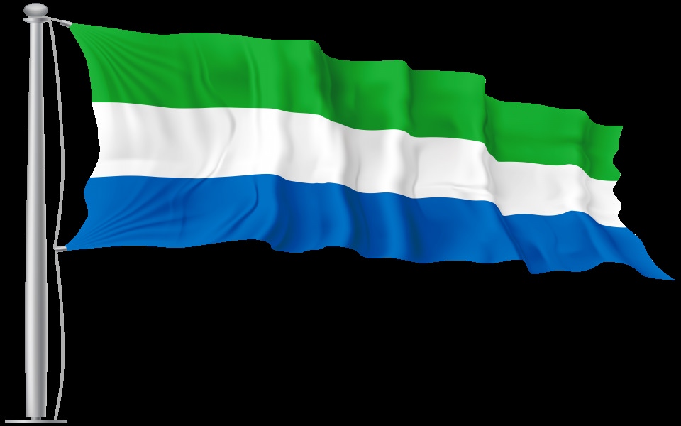 Download Sierra Leone Waving Flag 2020 5K HD wallpaper