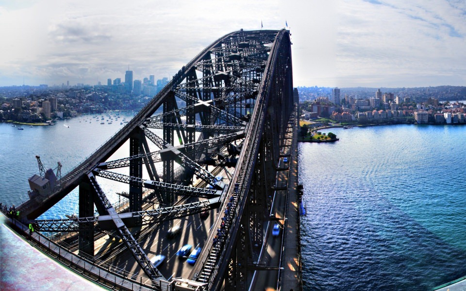 Download Sydney Harbour Bridge Free 5K HD wallpaper