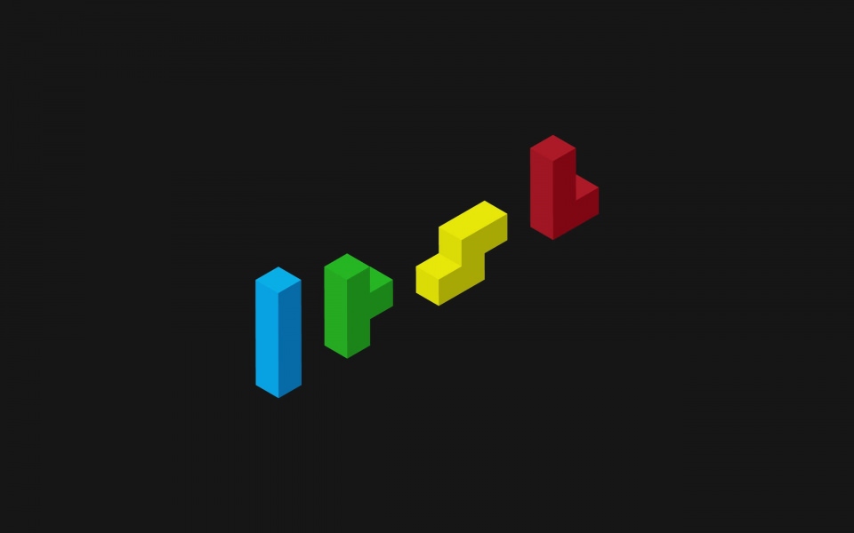 Download Tetris 4K Full HD iPhone Mobile wallpaper