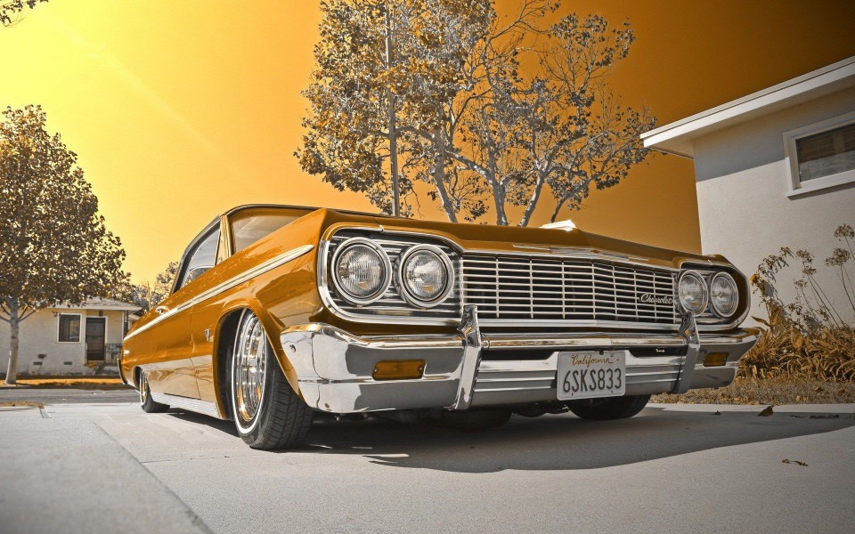 Download 1964 Chevy Impala Download Full HD Photo Background wallpaper