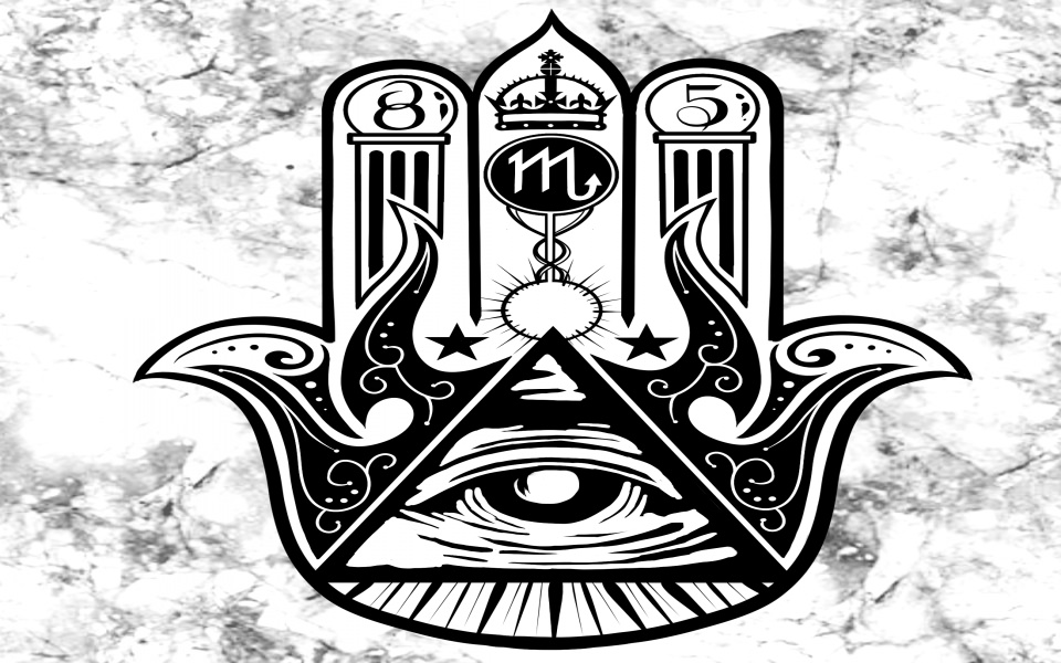 Download Ahisma Hand 2200x2250px Trippy Illuminati wallpaper
