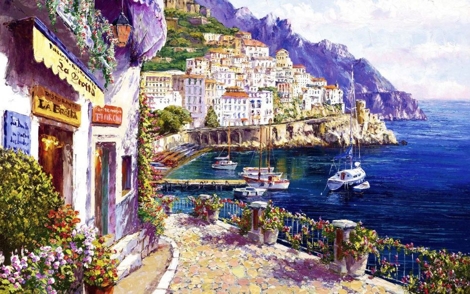 Download Amalfi 1366x768 Best New Photos Pictures Backgrounds wallpaper