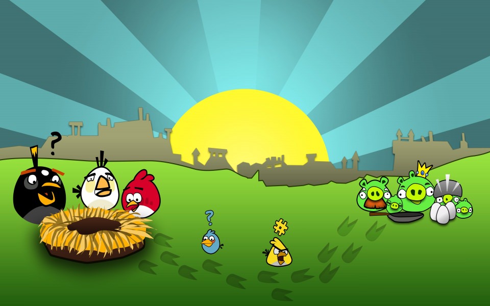 Download Angry Birds HD Background Images wallpaper