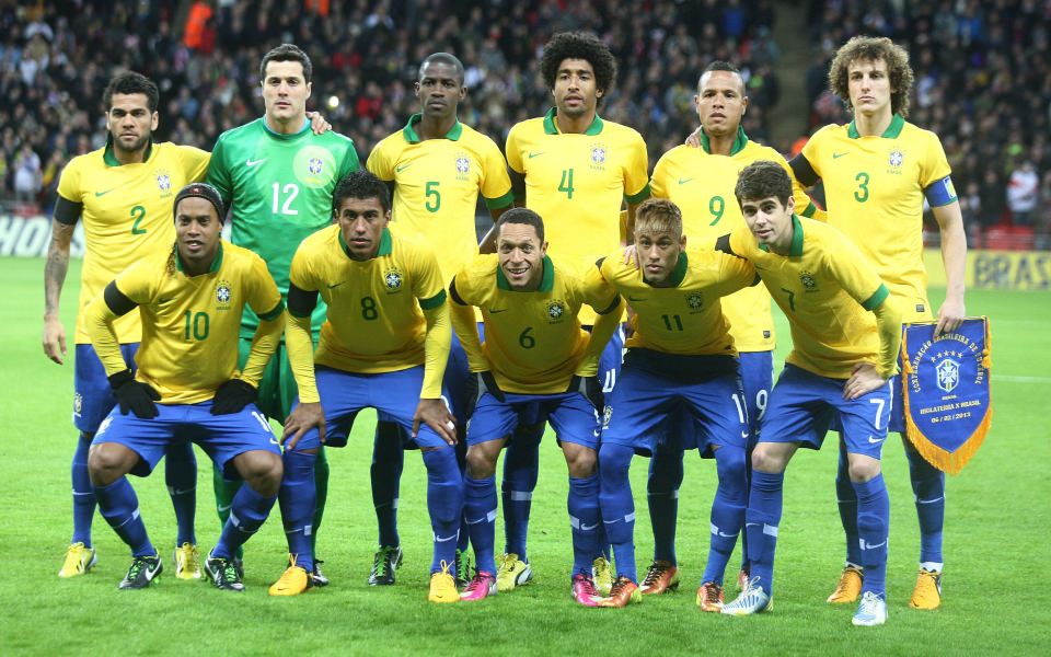 Download Brazil National Football Team HD Wallpapers FHD 1080p Desktop Backgrounds For PC Mac wallpaper