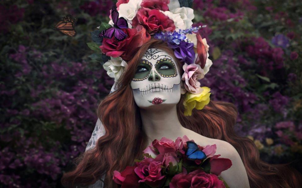 Download Day Of The Dead 4K 8K 2560x1440 Free Ultra HD Pictures Backgrounds Images wallpaper