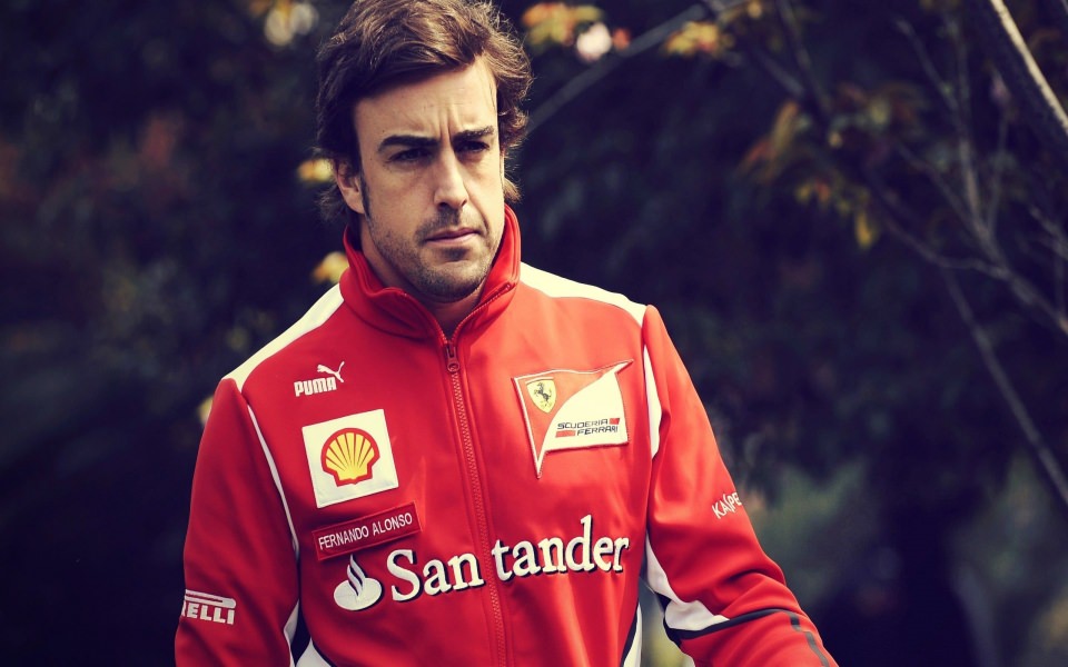 Download Fernando Alonso Ferrari 4K Ultra HD 1366x768 Background Photos wallpaper