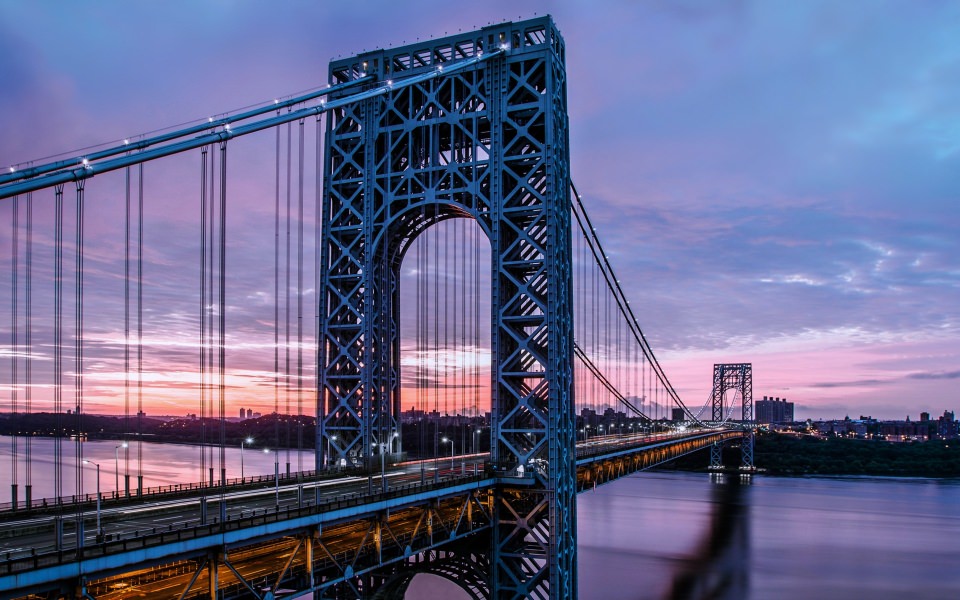 Download George Washington Bridge iPhone Images Backgrounds In 4K 8K Free wallpaper