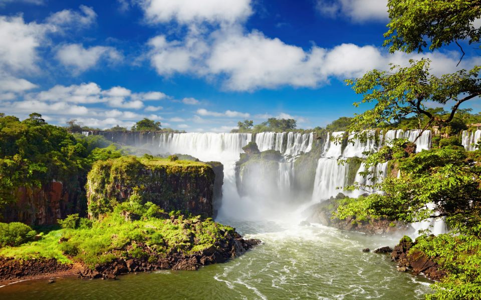 Download Iguazu Falls 4K 8K 2560x1440 Free Ultra HD Pictures Backgrounds Images wallpaper