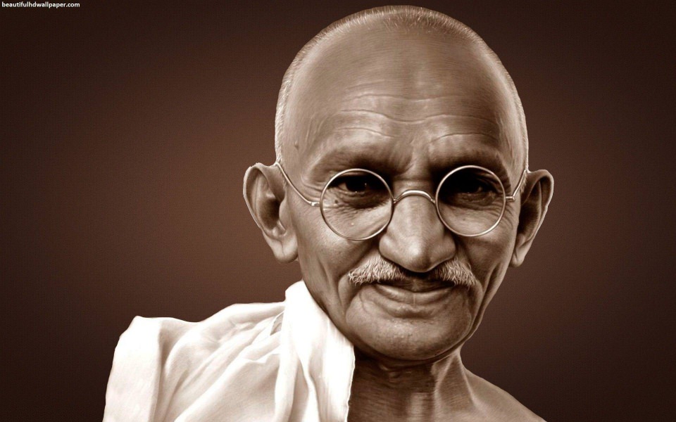 Download Mahatma Gandhi WhatsApp DP Background For Phones wallpaper